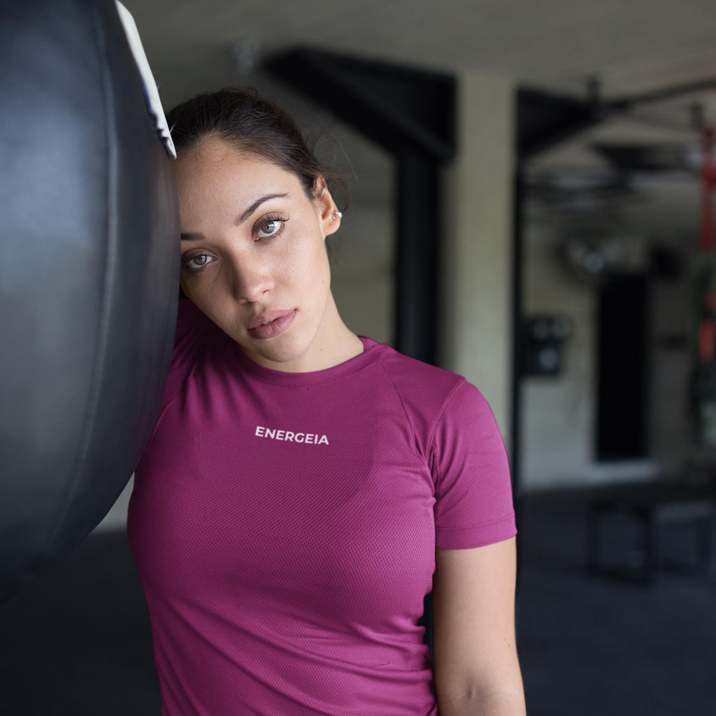 Energeia Women’s Sports T-Shirt | Lightweight Gym Tee | Breathable Workout Top for Training, Fitness & Activewear