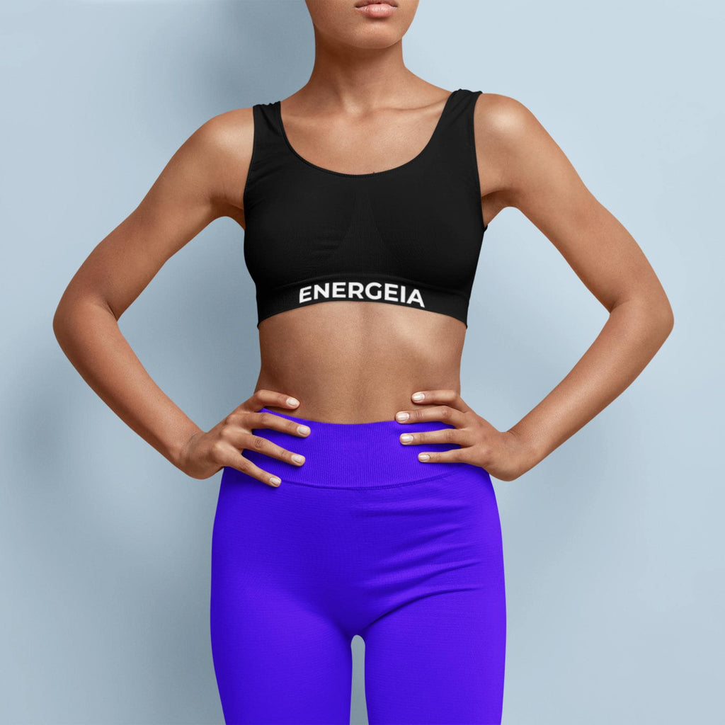 Energeia Womens TriDriÂ® Seamless 3D Fit Sports Bra | Supportive Gym & Workout Bra
