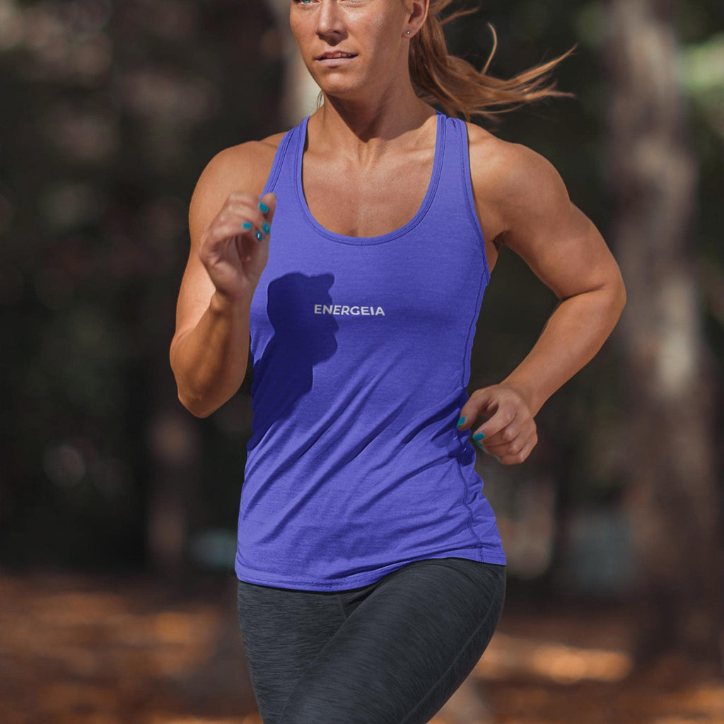 ENERGEIA Women’s Gym Vest | Breathable Sports Tank Top | Yoga & Workout Training Top | Lightweight Activewear