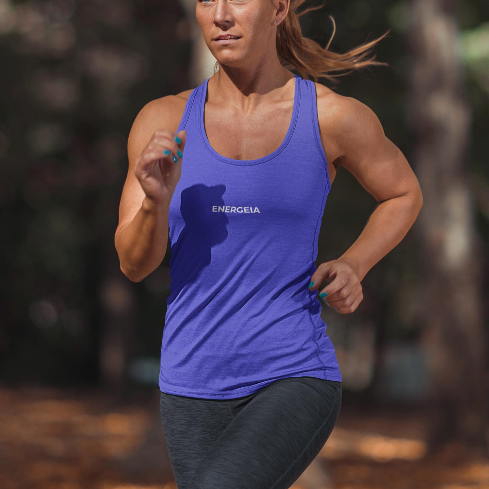 ENERGEIA Women’s Gym Vest | Breathable Sports Tank Top | Yoga & Workout Training Top | Lightweight Activewear