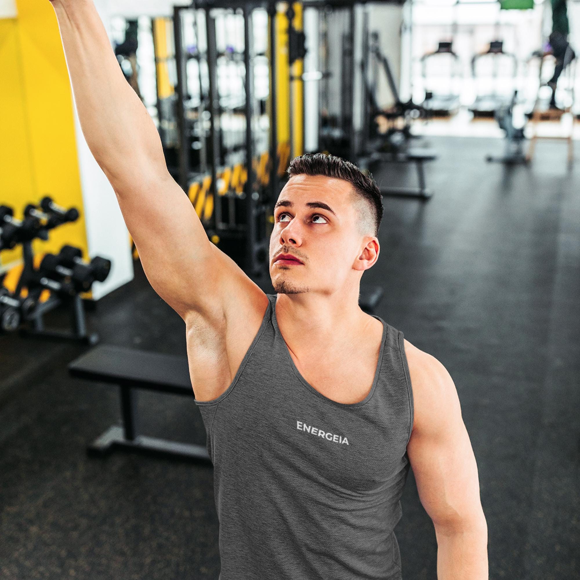 Mens Gym Vest | Workout Fitness Training Tank | Energeia Activewear