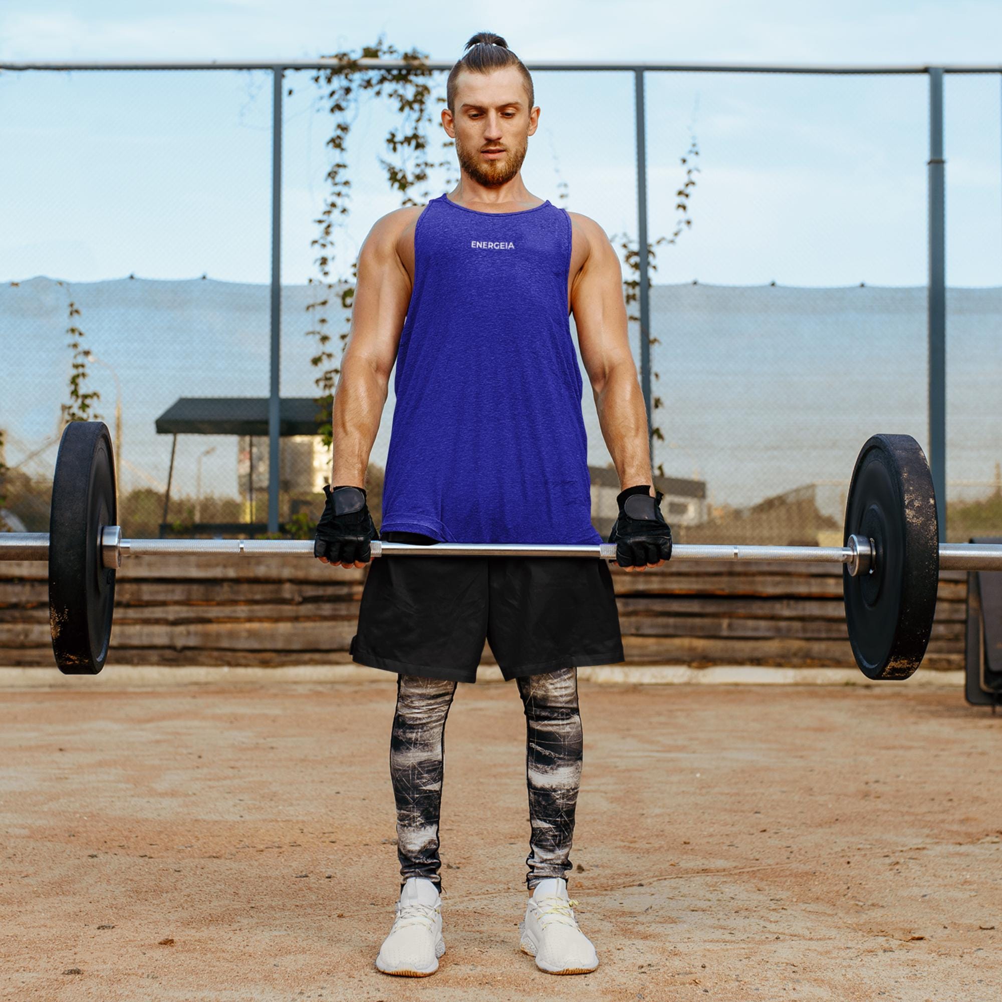 Mens Gym Vest | Workout Fitness Training Tank | Energeia Activewear