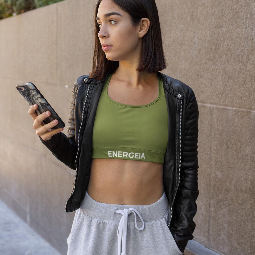 Energeia Women’s TriDri® Seamless 3D Fit Sports Bra | Supportive Gym & Workout Bra