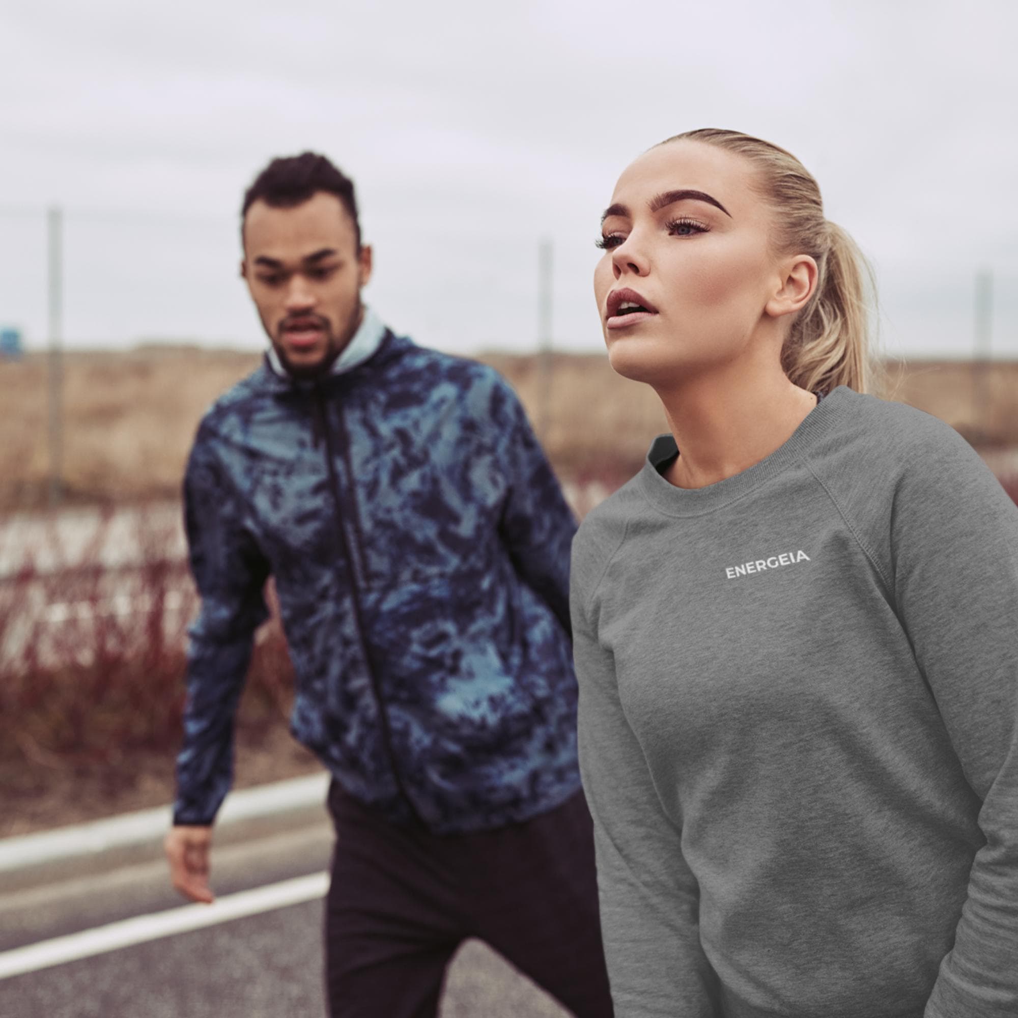 Unisex Gym Sweatshirt | Fitness Training Top | Energeia Athletic Streetwear | Activewear Jumper