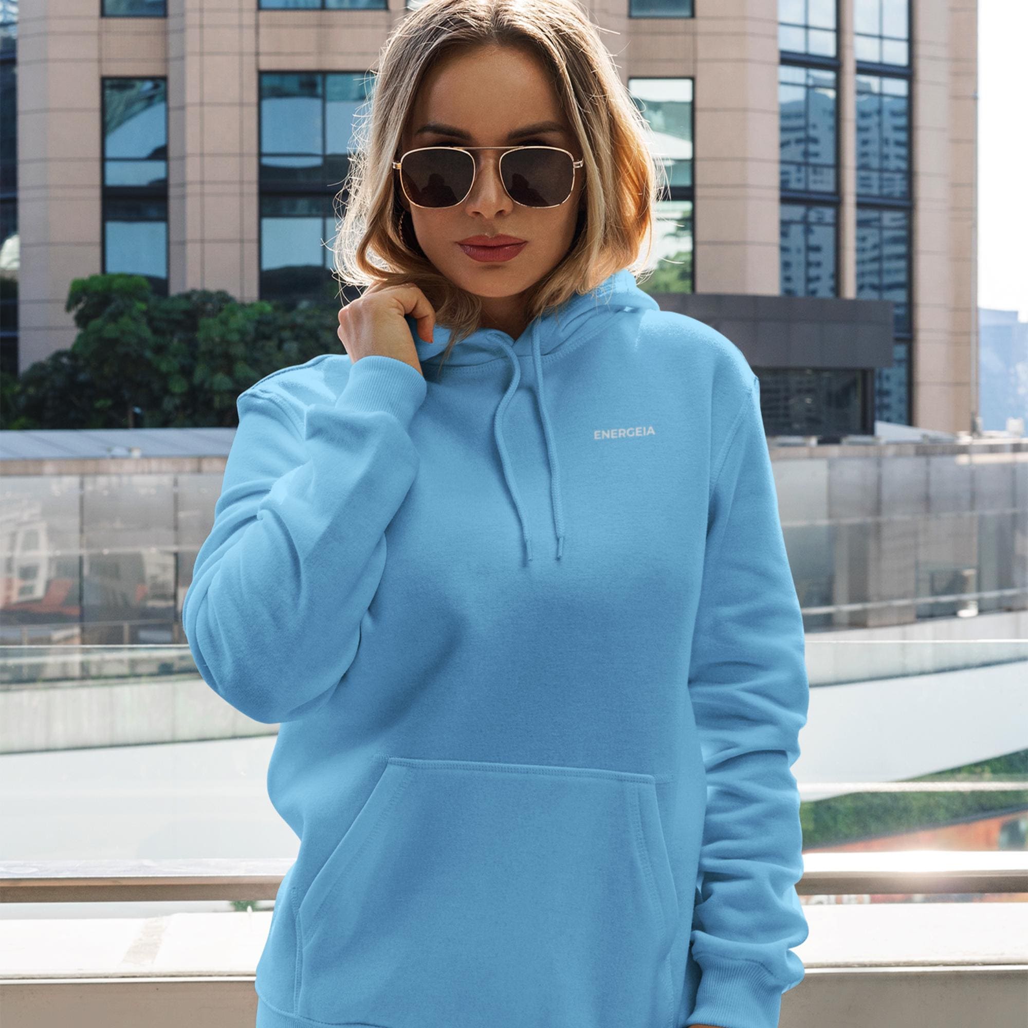 Women’s Gym Hoodie | Energeia Fitness Top | Oversized Workout Pullover | Stylish Activewear