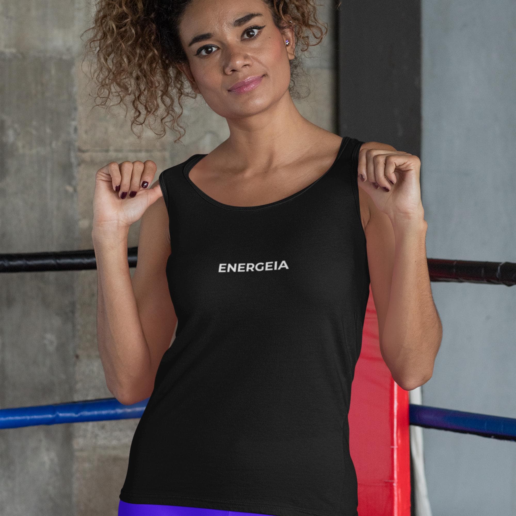 ENERGEIA Women’s Gym Vest | Breathable Sports Tank Top | Yoga & Workout Training Top | Lightweight Activewear