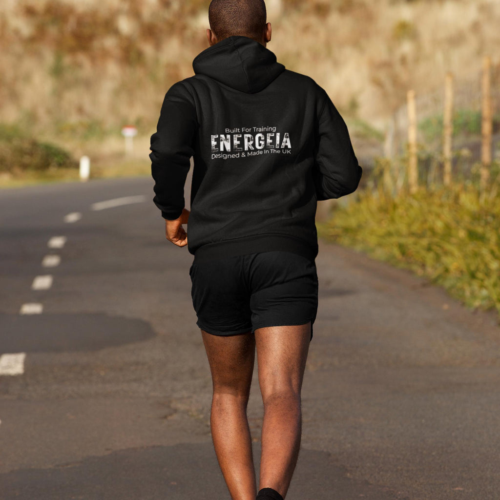 ENERGEIA Fitness Sweatshirt – Unisex Workout Pullover – Heavyweight Training Apparel – Minimalist Streetwear