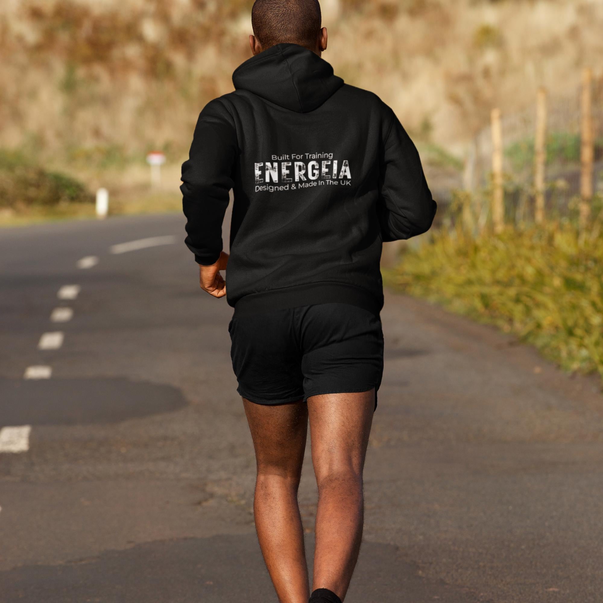 ENERGEIA Fitness Sweatshirt – Unisex Workout Pullover – Heavyweight Training Apparel – Minimalist Streetwear