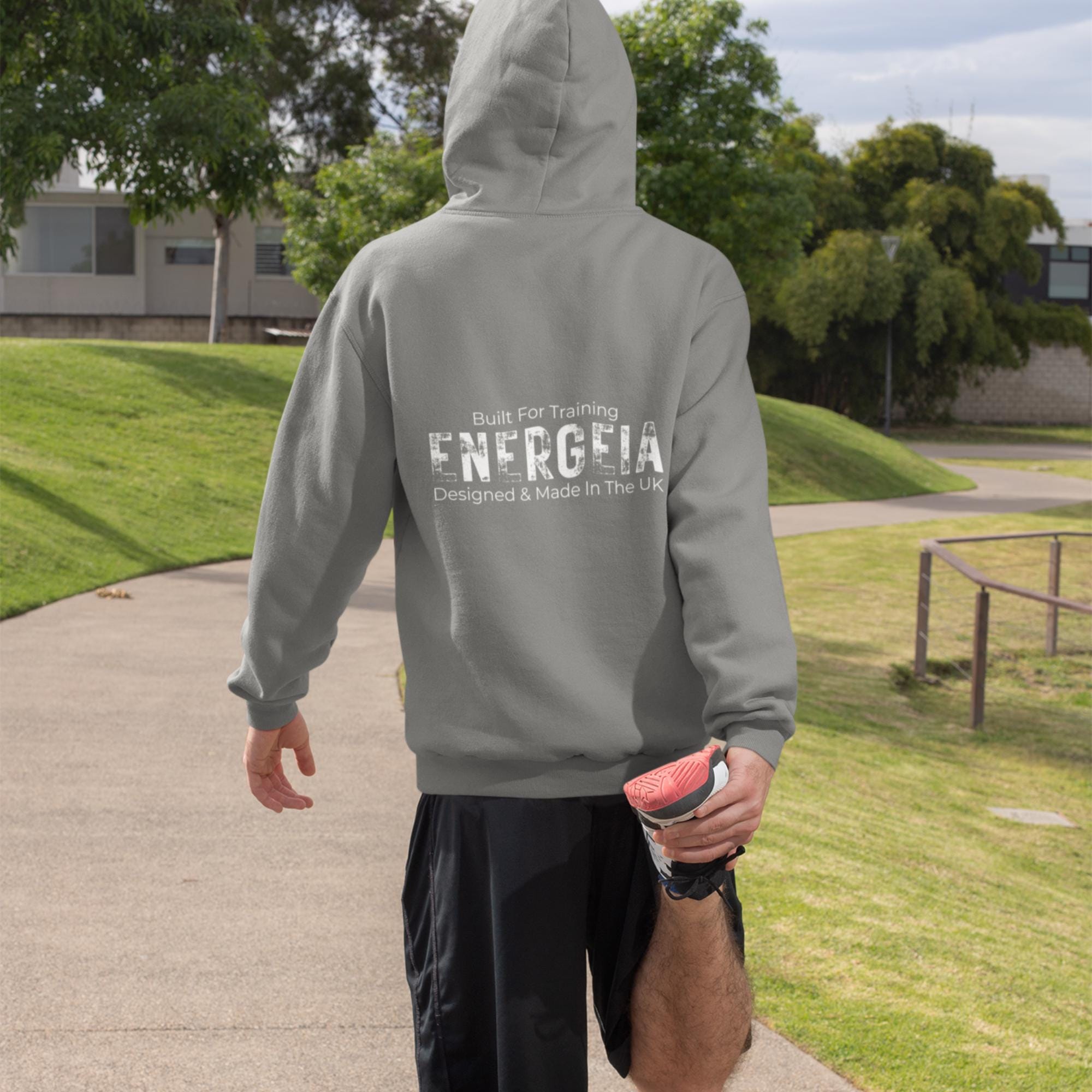 ENERGEIA Fitness Sweatshirt Unisex Workout Pullover a Heavyweight Training Apparel Minimalist Streetwear